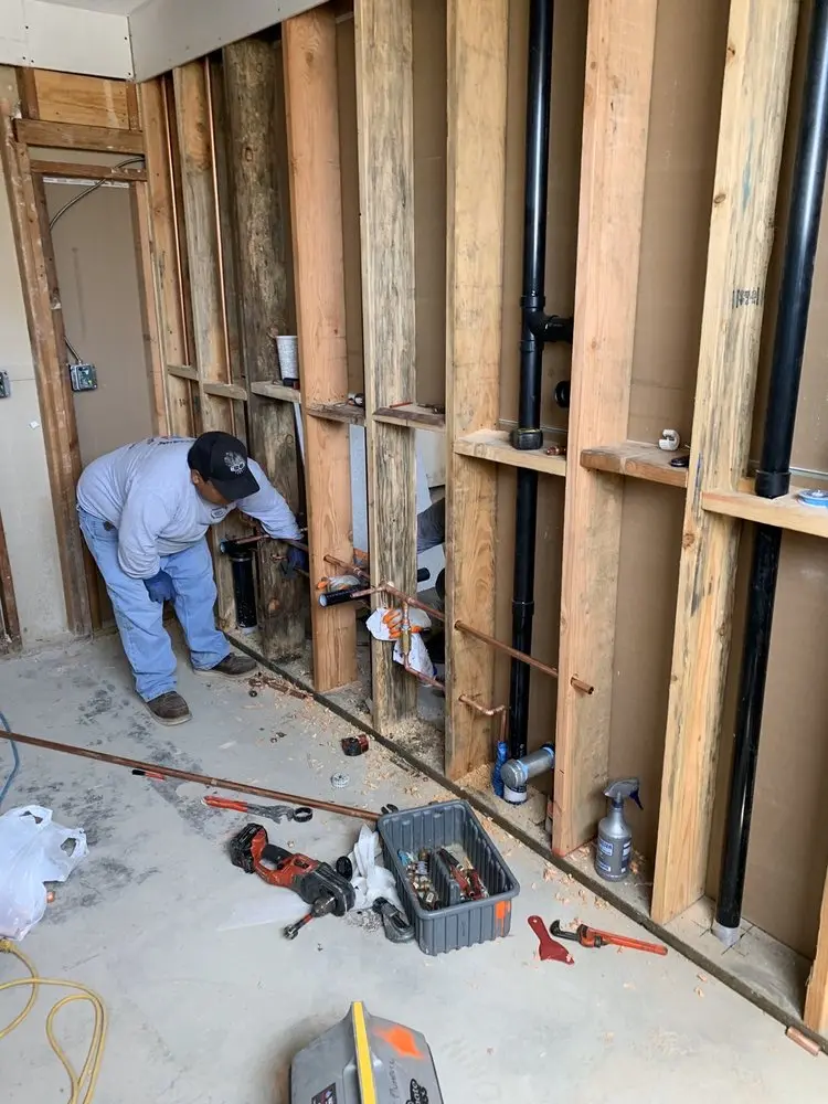 Commercial rough-in plumbing for Water Heater Replacement in Oliphants Mills